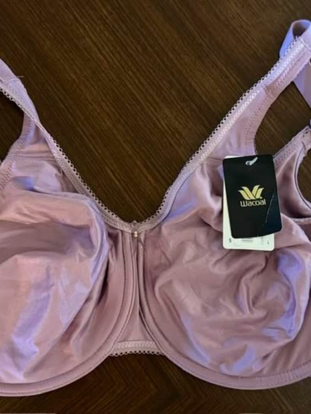 NWT Wacoal Basic Beauty Full Figure Underwire Rose Brown Bra 855192 size 34G NEW